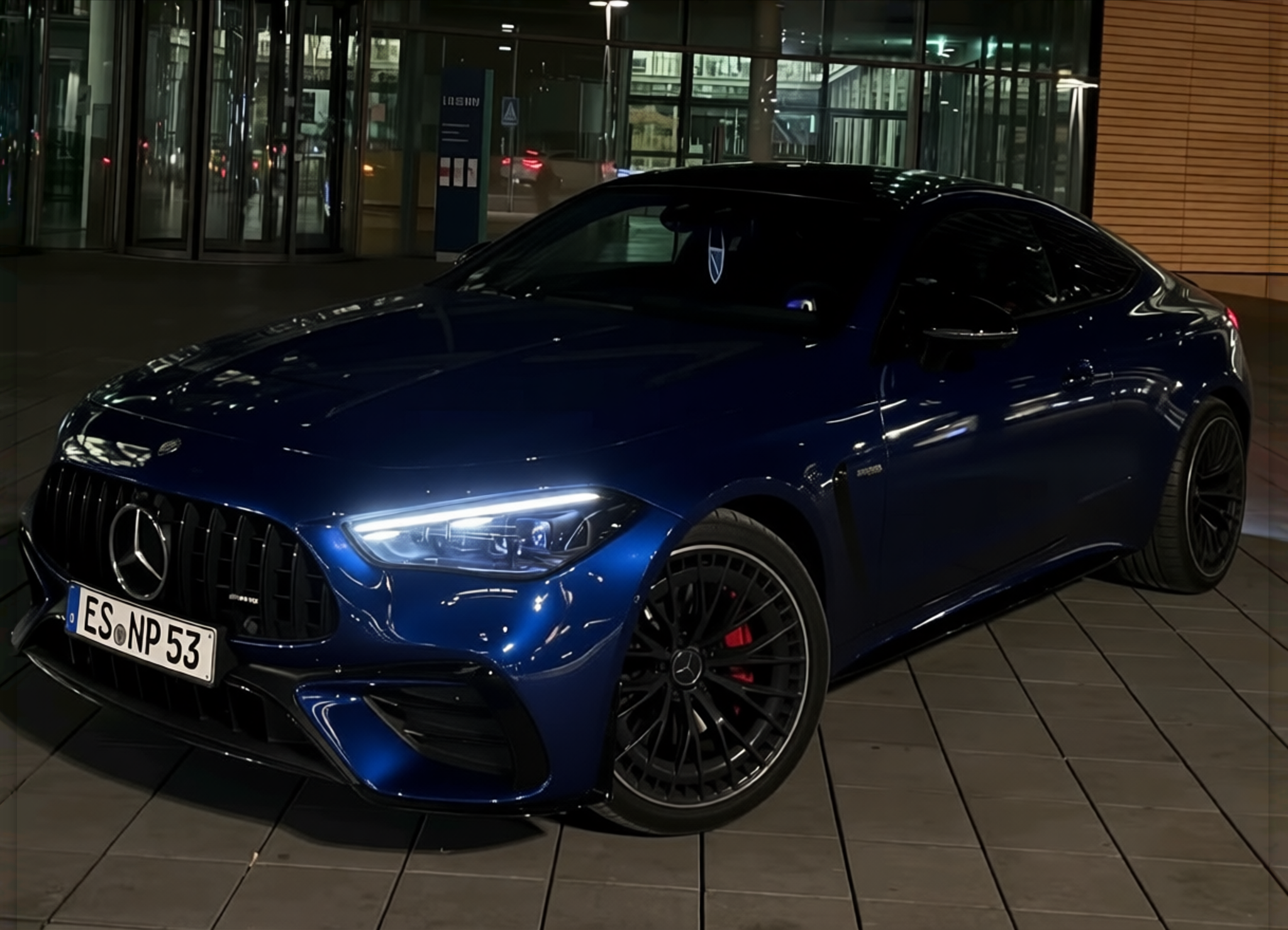 Preview Car 26 rendered in Deep Navy gloss paint