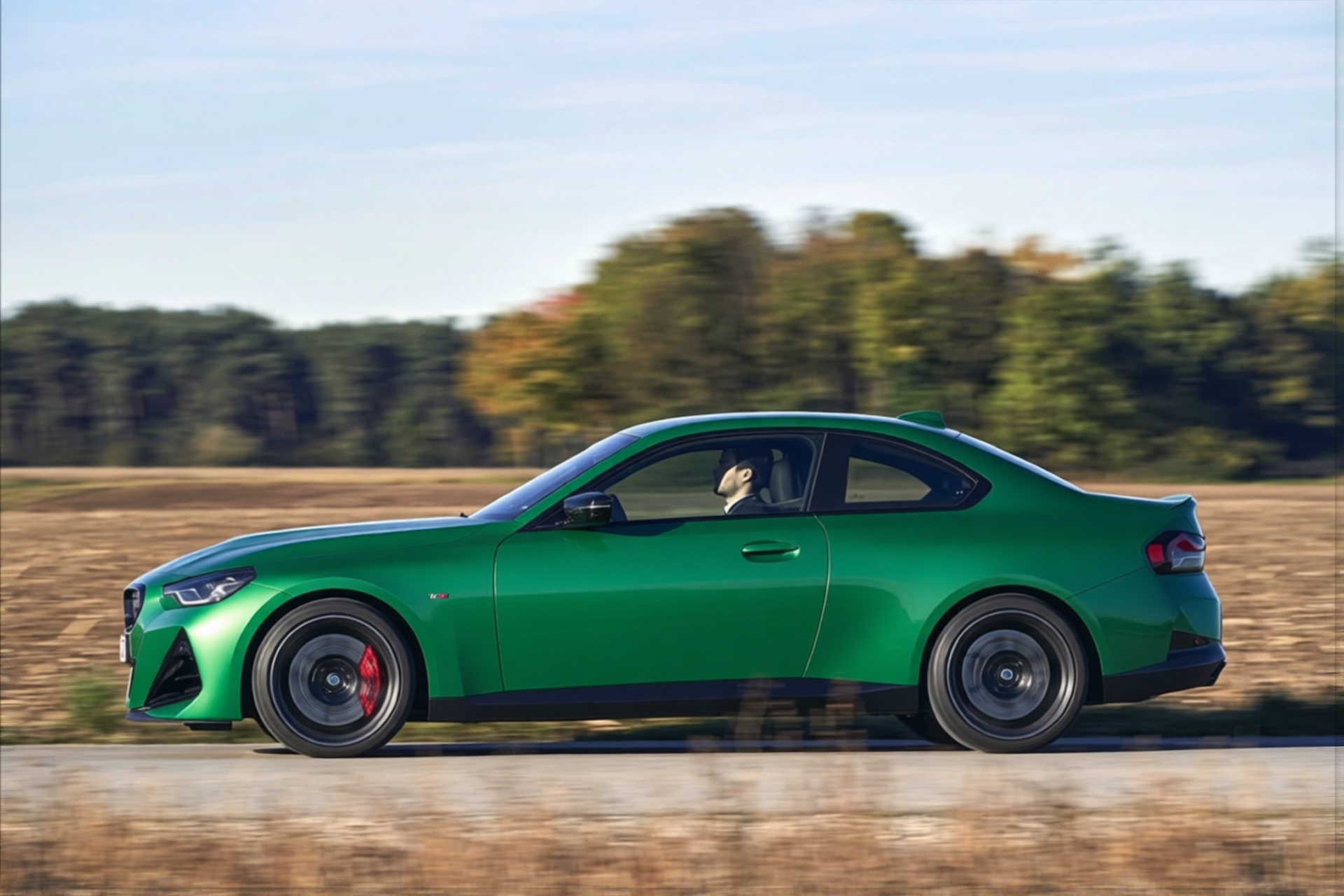 Preview Car 50 rendered in Racing Green matte paint