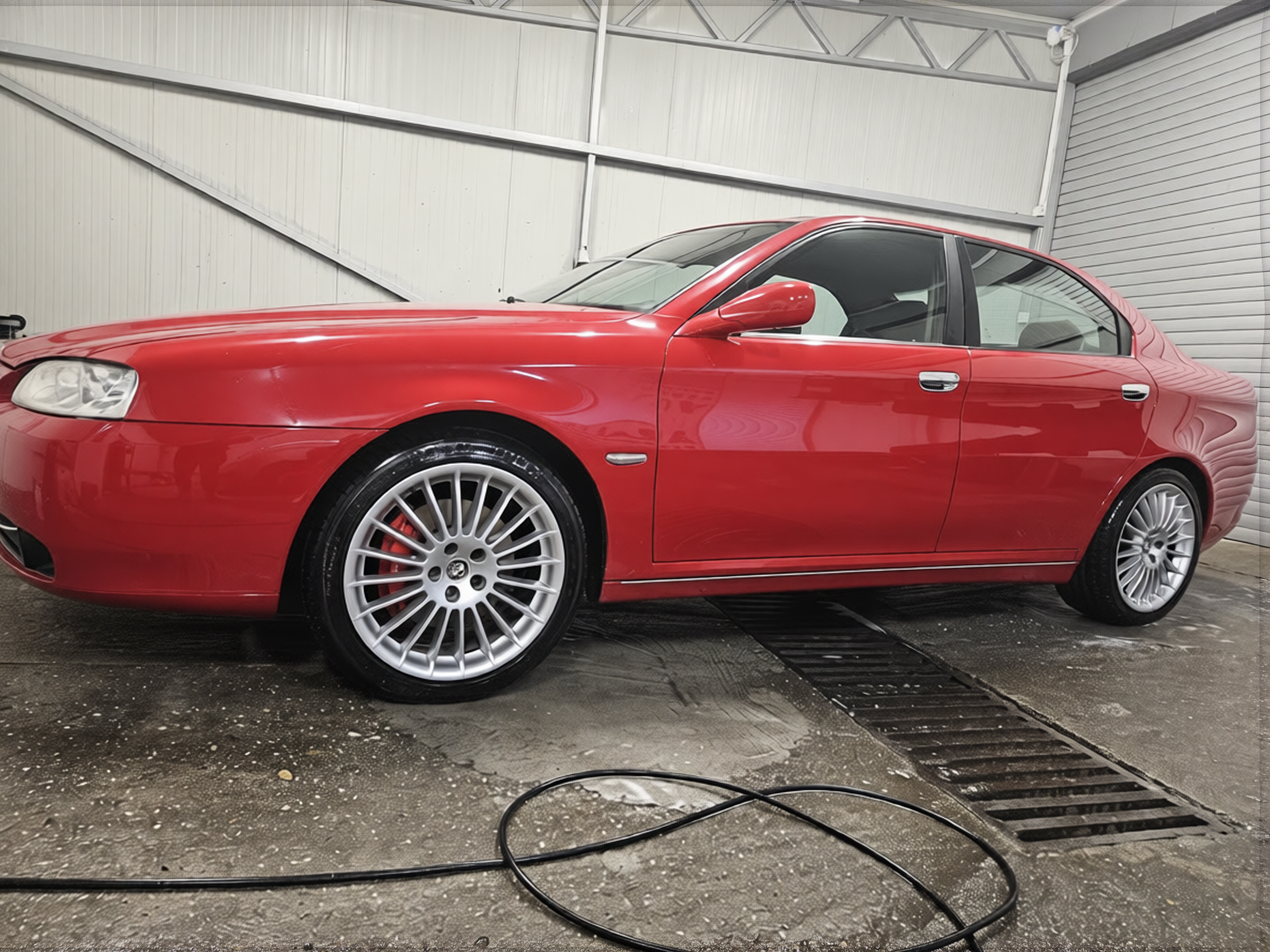 Preview Car 34 rendered in Ferrari Red gloss paint