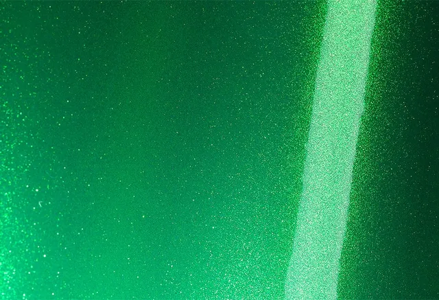 Avery Dennison Gloss Metallic Radioactive Green vinyl wrap film texture · Specced