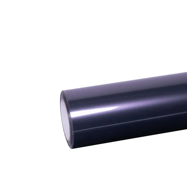 Ravoony Bentley Gloss Grey Violet vinyl wrap film texture · Specced