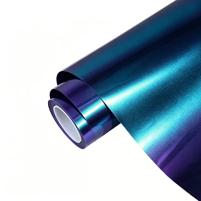 Texture du film covering Ravoony Gloss Diamond Blue Purple · Specced