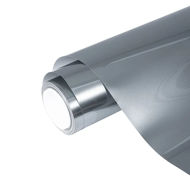 Texture du film covering Ravoony Gloss Metallic Moonlight Silver · Specced