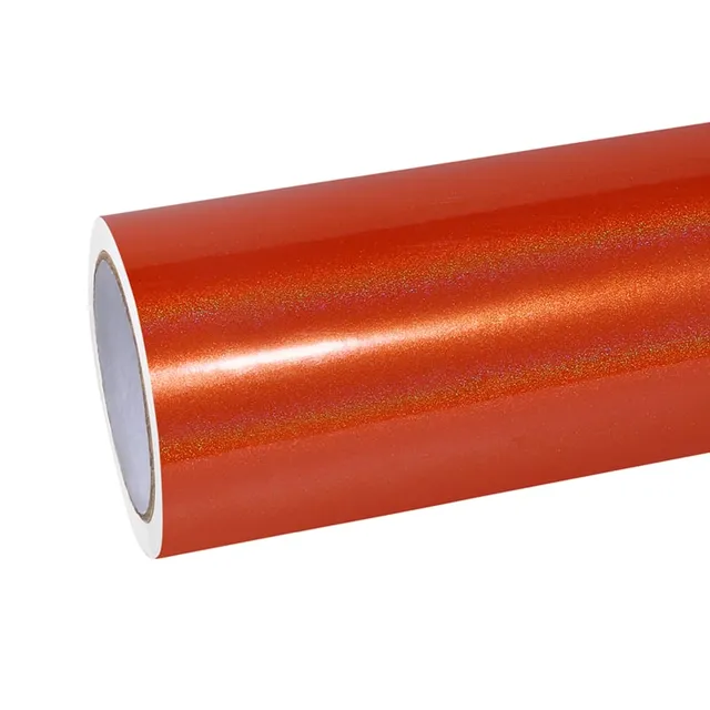 Texture du film covering Ravoony Glossy Laser Orange · Specced