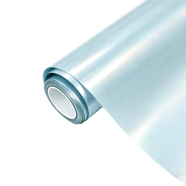 Texture du film covering Ravoony Glossy Laser Sea Blue · Specced
