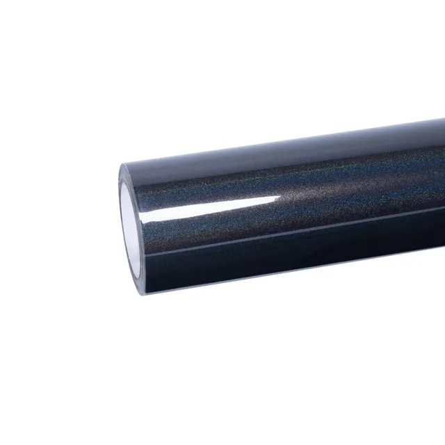 Texture du film covering Ravoony Glossy Rainbow Laser Black · Specced