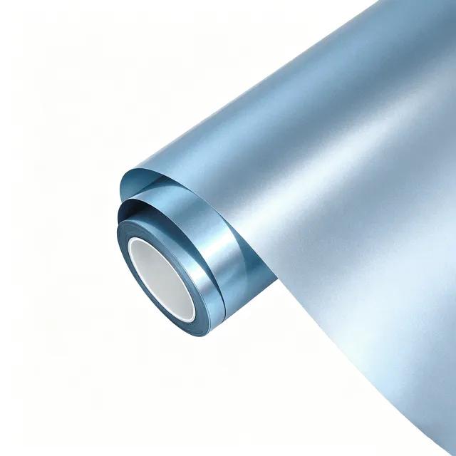 Texture du film covering Ravoony Matte Technological Grey To Blue · Specced