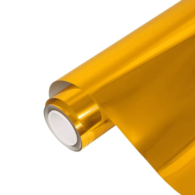Texture du film covering Ravoony Yellow Gold Chrome · Specced
